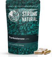 Strong Natural - Turkesterone 20% - 60 krachtige 500mg capsules - Testosteron booster - vergelijkbaar met tongkat ali