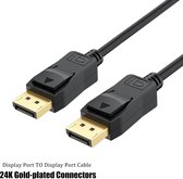 NÖRDIC DP-575 DisplayPort Kabel 2.1 - DP40 - UHBR10 - 40Gbps - 8K60Hz, 4K144Hz - 7,5 m