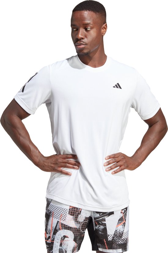 Adidas Performance Club 3-Stripes Tennis T-shirt - Heren