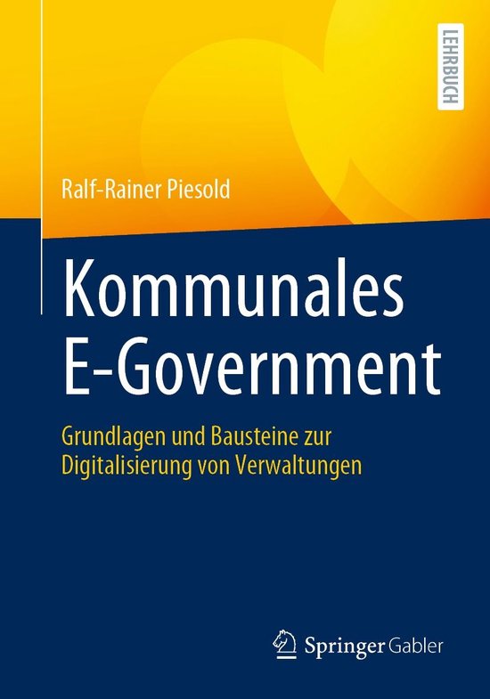 Business and Economics (German Language) - Kommunales E-Gove ... - cover