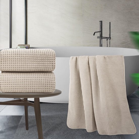Badlaken 70 x 130 cm - beige kopen? - België - Dat doe je goed