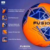 Precision Fusion FIFA voetbal - oranje/zwart - maat 3 - IMS Standard