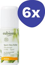 Eubiona Sport Deo Roll-On Rozemarijn (6x 50ml)