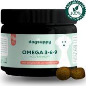 OMEGA 3-6-9 supplement | Gezonde huid en glanzende vacht voor honden | 100 % Natuurlijk | Hondensnacks | Hondensupplementen | Geschenk bij elke bestelling | 60 hondenkoekjes
