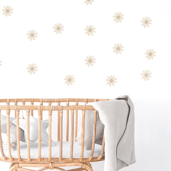 Stickers muraux - Daisies V - beige Daisies V
