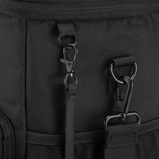 Brisby Sac isotherme 4 couches – Sac à déjeuner 40 litres – Zwart