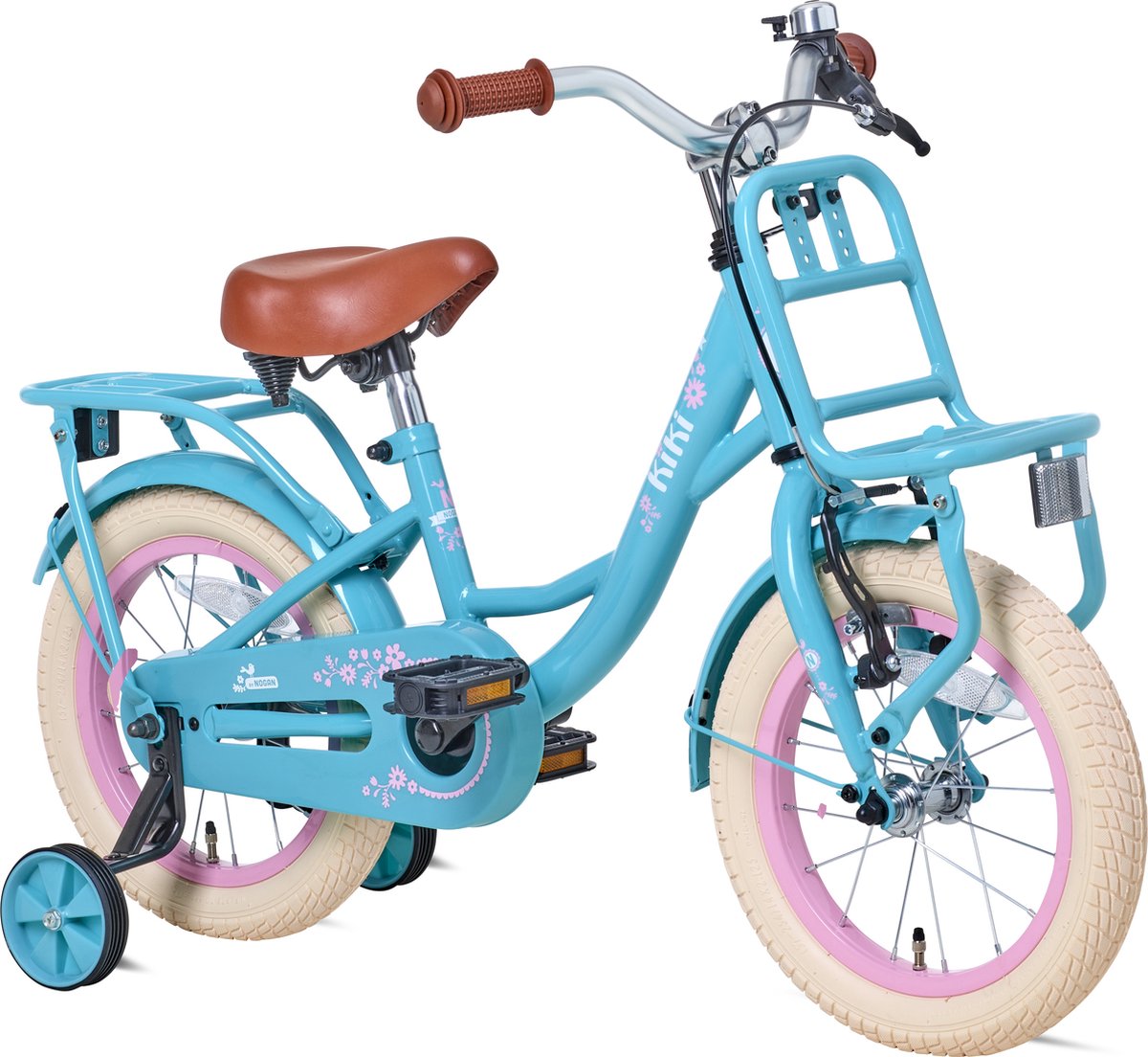 Nogan Kiki - Kinderfiets - Meisjesfiets - 12 inch - Turquoise