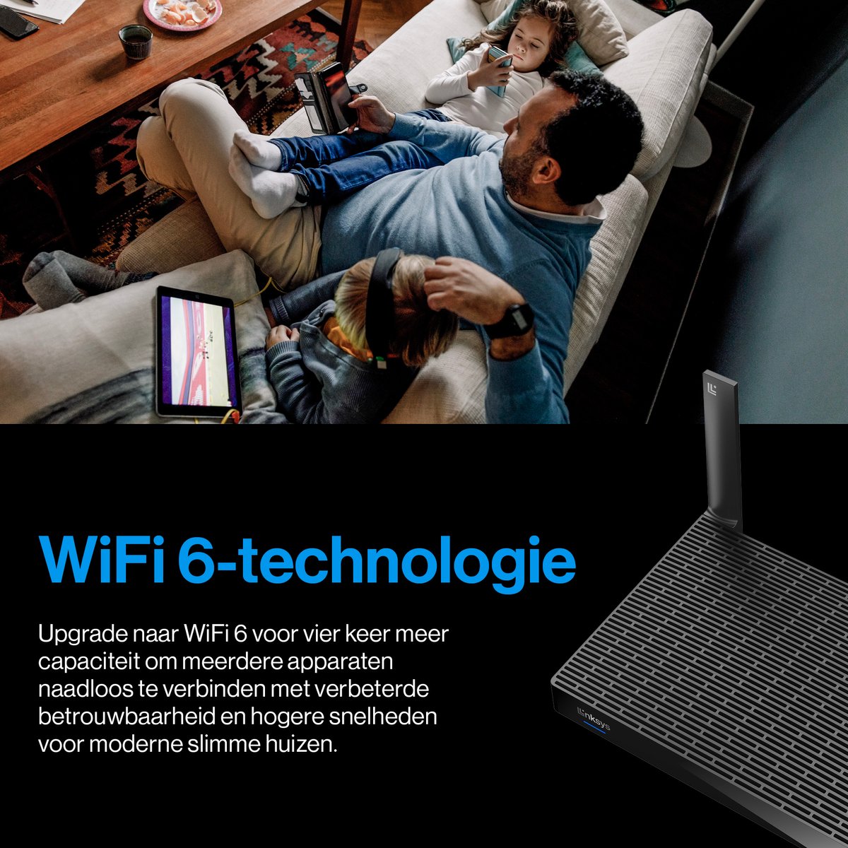 Linksys Classic Micro Router Pro 6 - Dual-Band - Mesh WiFi - AX5400 - Wit – foto 8