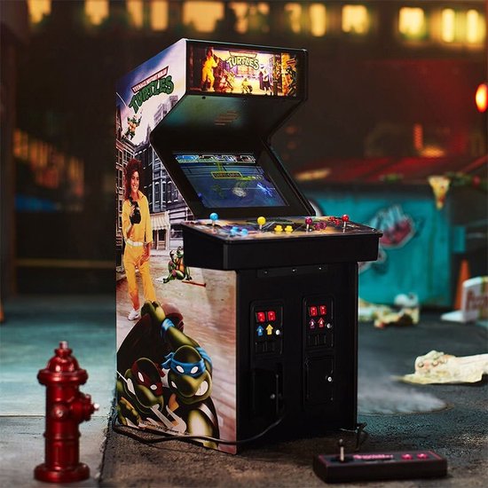 Foto: Numskull teenage mutant ninja turtles kwartschaal arcade kabinet