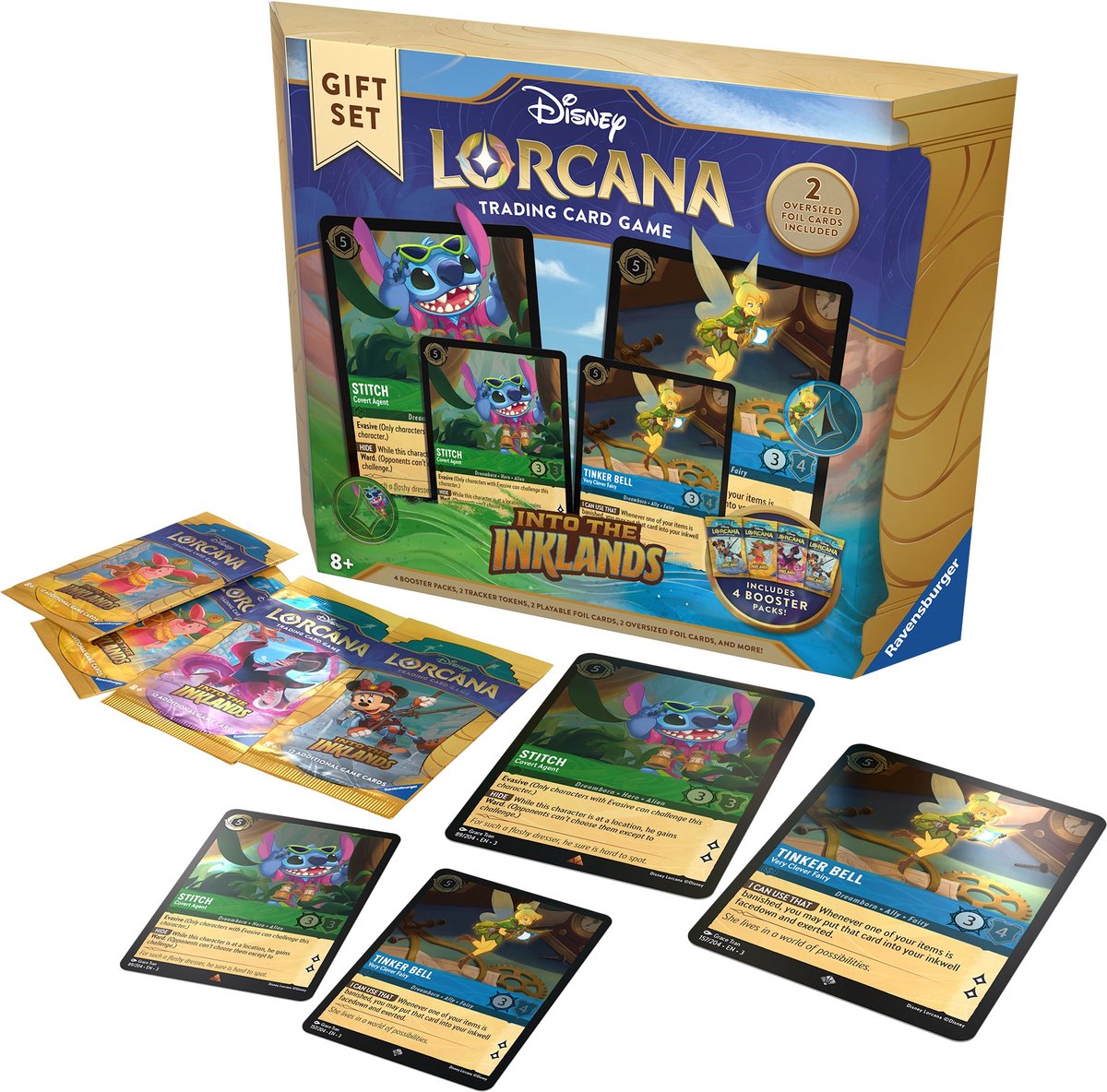 Disney Lorcana Trading Card Game ギフトセット Disney Lorcana TCG: Into the Inklands - Gift Set | Games | bol