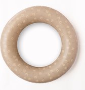 Vilolux® - Mme Ertha - Bande de natation - Bouée - beige - petites marguerites - 3+ ans - Ø 45 cm