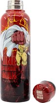 Stor Young Adult - One Punch Man - geïsoleerde roestvrijstalen fles Klasse Held - 515 ML