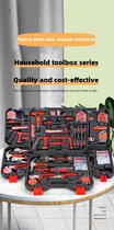 gereedschapskoffer 235 setvan hardware tools/elektrisch timmerwerk en een handmatige onderhoudsset