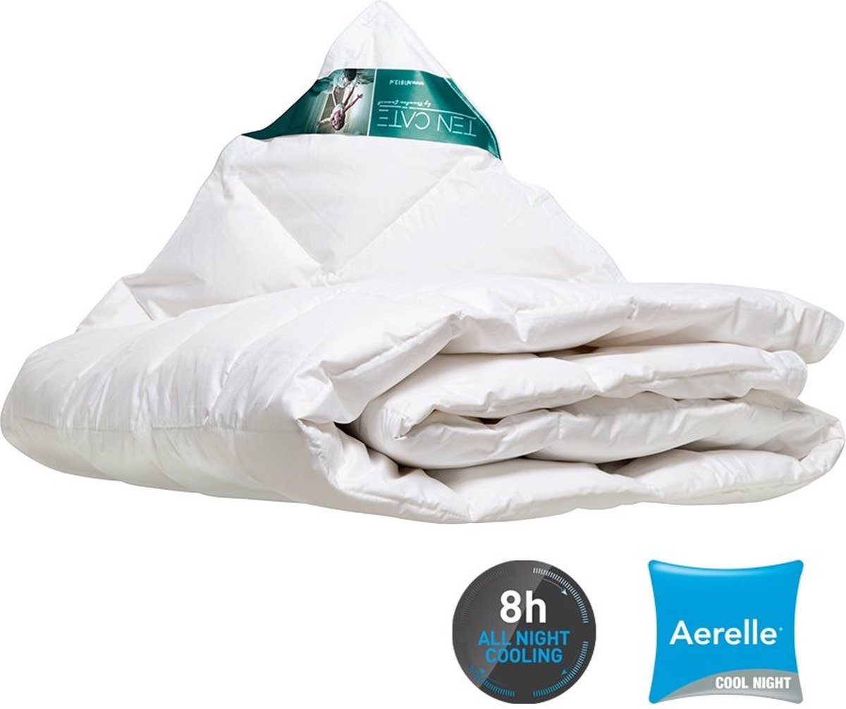 Ten Cate Coolnight Lits-jumeaux Zomerdekbed - 240 x 200 cm - Verkoelend dekbed - Fris & Koel Slapen - Antibacterieel