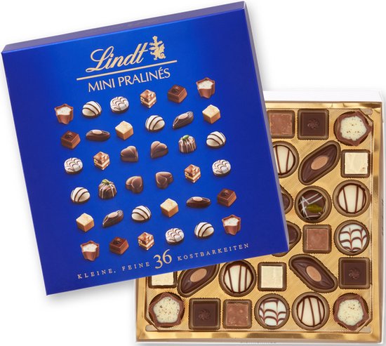 Foto: Lindt mini pralines chocolade pralines 180gr 36 chocolade pralines ideaal als cadeau