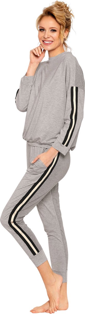 Grijze lange pyjama PIGEON