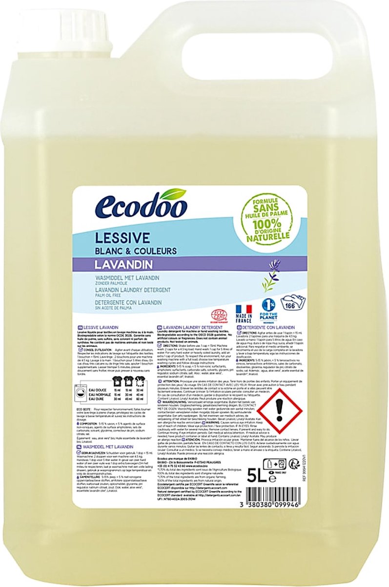Goedkoopste Ecodoo Geconcentreerd Wasmiddel Lavendel 5L Grootverpakking