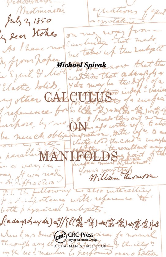 Calculus On Manifolds - cover
