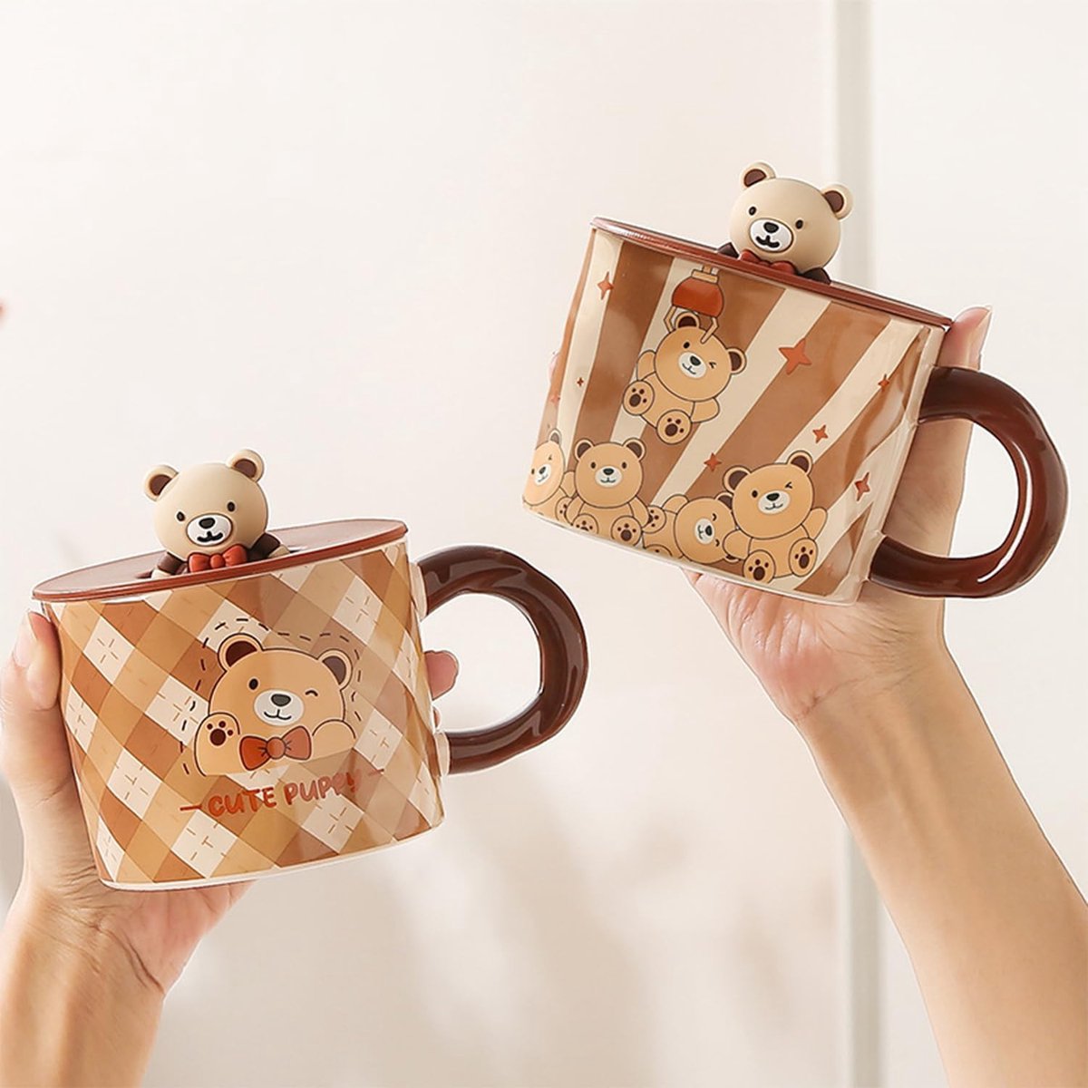 Huisdieren Dieren koffie mok - Big Dog poot - Hond minnaar grappige puppy's geschenken - Schattige honden nieuwigheid originele geschenkbeker voor hond moeder vader - Ik hou van mijn hond - België