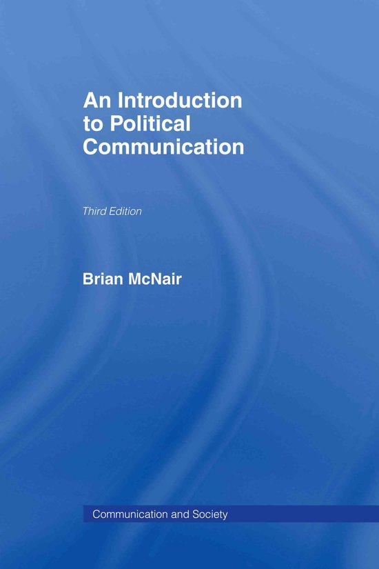 Communication and Society-An Introduction to Political Commu ... - cover