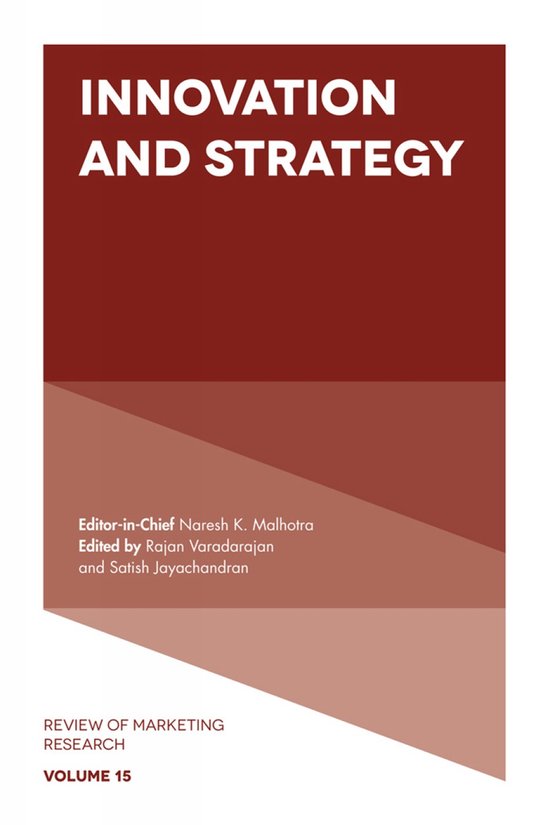 Review of Marketing Research- Innovation and Strategy - cover