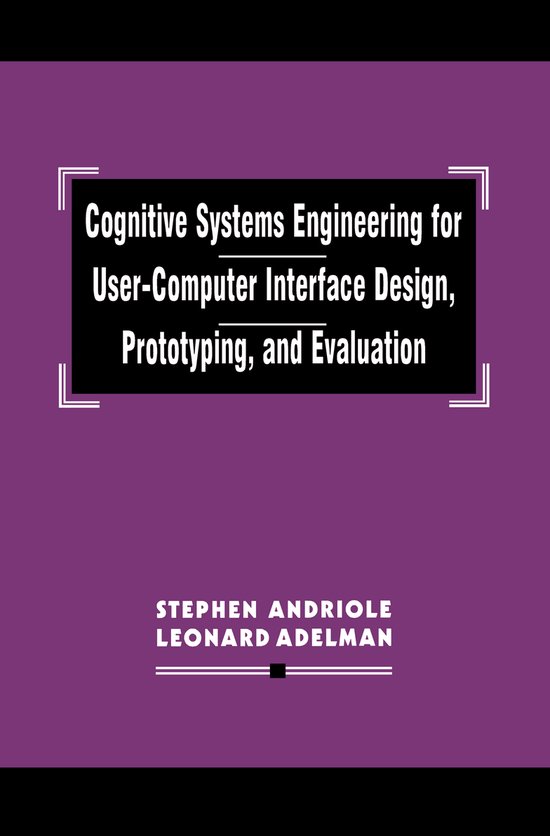 Cognitive Systems Engineering for User-computer Interface De ... - cover