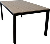 Table de jardin Chypre 160x90cm | Bois | Polywood et aluminium