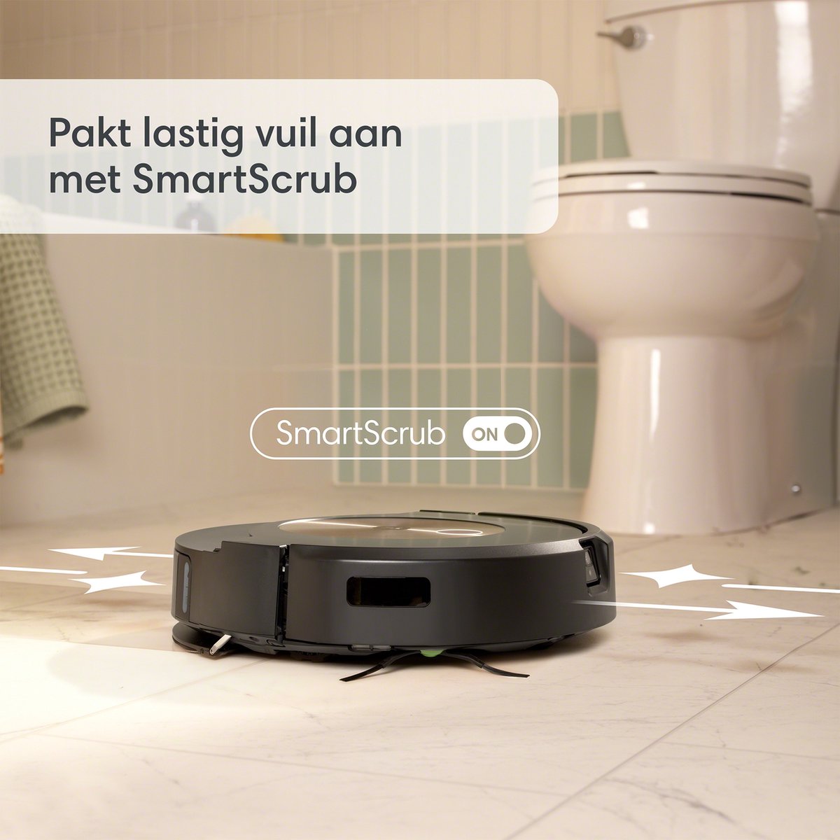 Afbeelding 2 van iRobot Roomba Combo j7 Robotstofzuiger en Dweilrobot - Objectdetectie en vermijding - c7158