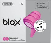 Blox oordoppen - Oordoppen Muziek - Oordoppen Slapen - Oordoppen - Sleep Plugs - Oordopjes Slapen - Xperience music - Roos - 1 paar
