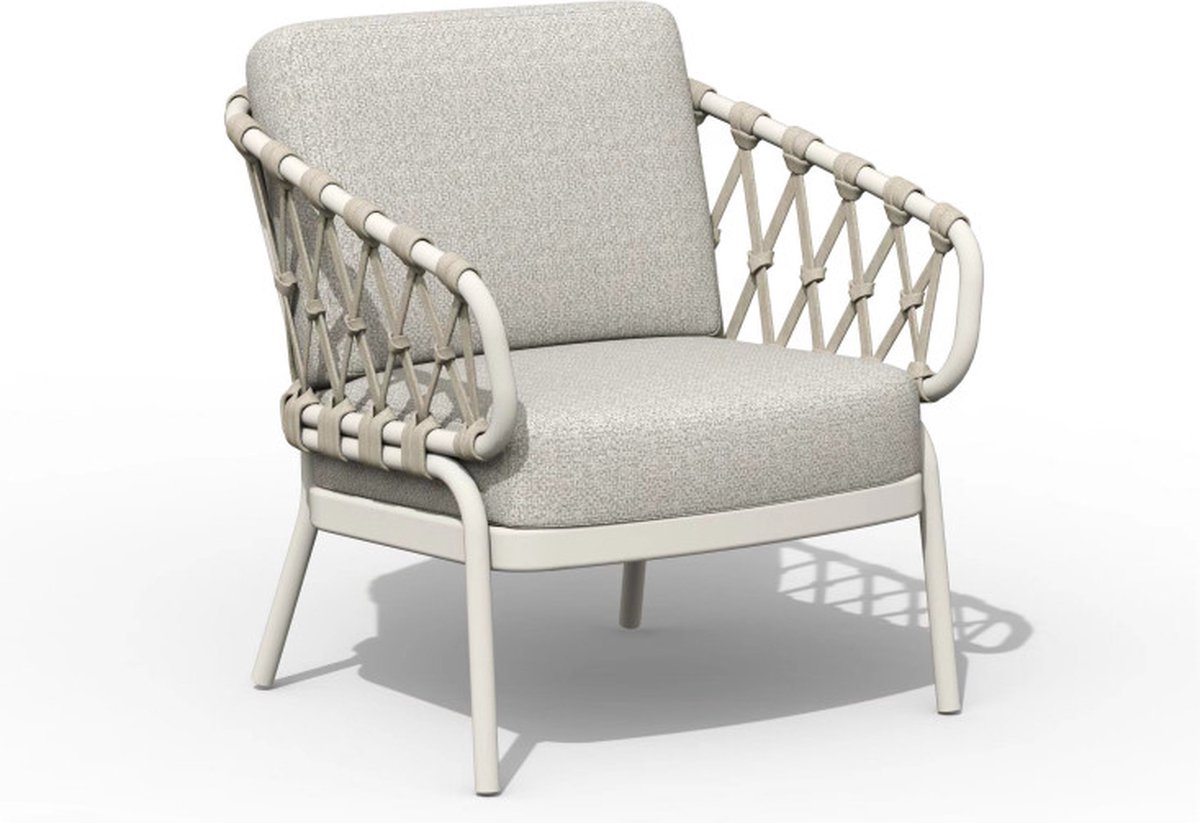 Tierra Outdoor Chaise de jardin Natal - Low Dining - Creme White