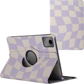 iMoshion Tablet Hoes Geschikt voor Lenovo Tab M11 - iMoshion 360° Draaibare Design Bookcase 2.0 - Meerkleurig /Dancing Cubes