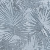 Papier peint nature Profhome 363855-GU papier peint intissé texturé avec motif floral gris bleu mat 5,33 m2