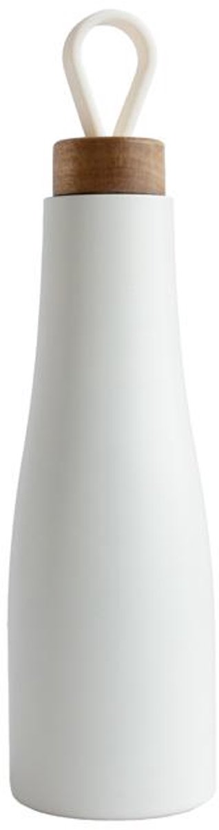 Leeff - Thermosfles 'Toon' - 500ml - Waterfles - RVS, Hout