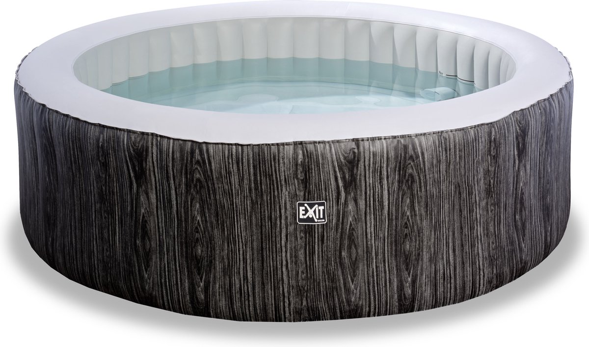 EXIT Wood Deluxe spa (4 personen) - donkergrijs