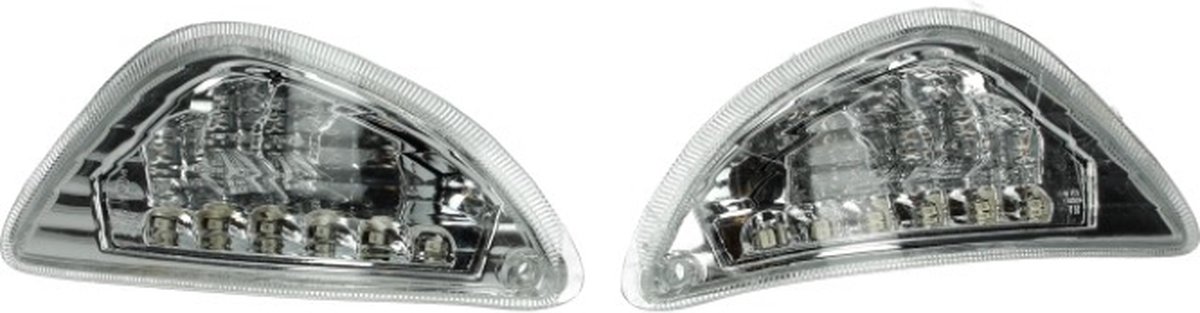 Knipperlichten achter Power1 Vespa LX, LXV en S LED Audi look dagrijverlichting