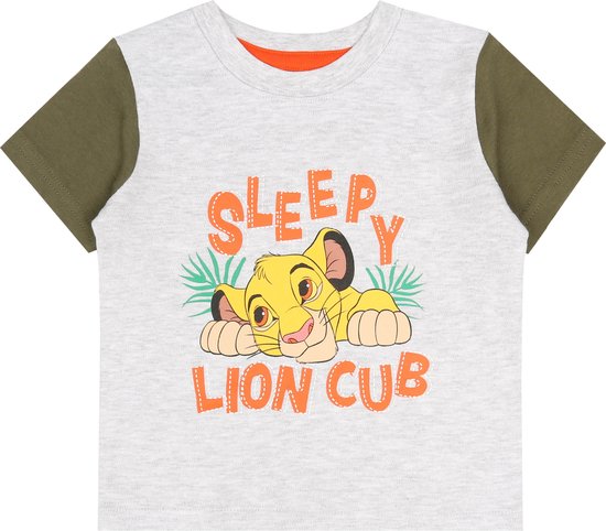 Pyjama deux pièces enfant gris olive KING LEW, certifié OEKO-TEX