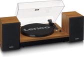 Lenco LS-310WD - Platenspeler met Bluetooth® - Inclusief Speakers - Stereo - Hout