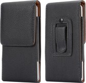 Telestore - pu-leren flip tasje hoesje + clip broekclip - riem hoesje - broek clip - Hoesje voor het werk - Telefoonhoesje geschikt voor Samsung Galaxy S24 / Samsung Galaxy A15 / Samsung A25 / Samsung S23 FE / S24 FE / Samsung A05 / Samsung A16