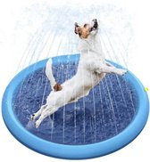 Opblaasbare fontein voor hond - variatie hondenzwembad - speelgoed - afkoeling voor honden - warm - zomer - speelgoed - 100 cm