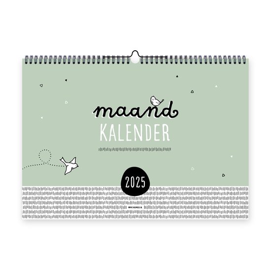 Foto: Maandkalender 2025 a3 formaat xl 42x30cm thuismusje