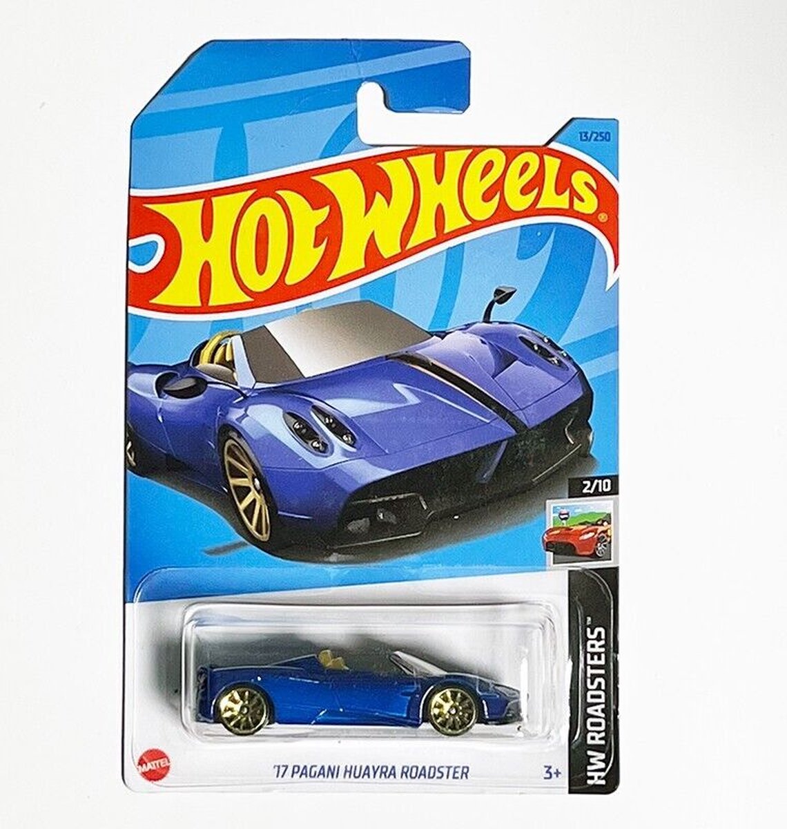 Hot Wheels '17 PAGANI HUAYRA ROADSTER BLUE 13 250 HW ROADSTERS 2 10