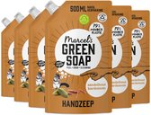 Marcel's Green Soap Recharge Savon Mains Santal & Cardamome - 6 x 500 ml