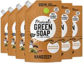 Marcel's Green Soap Handzeep Navulling - Sandelhout & Kardemom - 6 x 500ml