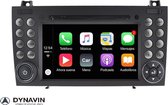 Radio navigatie geschikt voor Mercedes SLK 2004-2011 android 12 dvd carkit 64GB met apple carplay en android auto