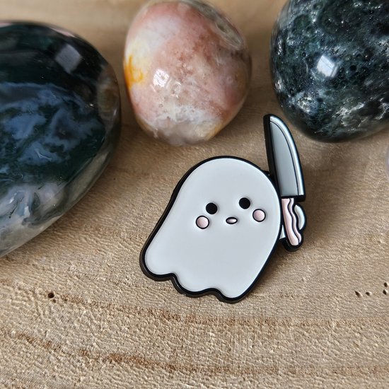 Spook met mes, Enamel pin, speldje, verzamelen