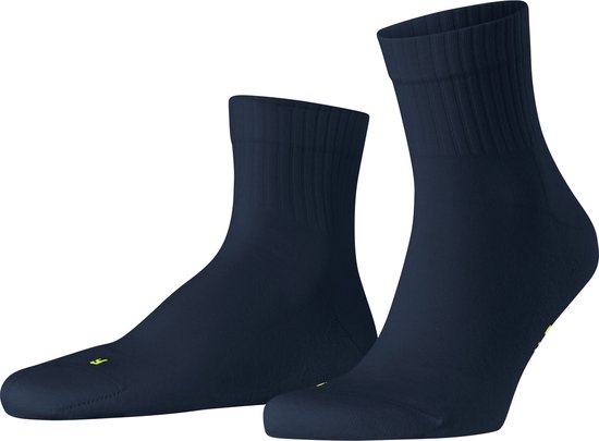 FALKE Run Rib unisex sokken kort - marine blauw (marine) - Maat: 39-41