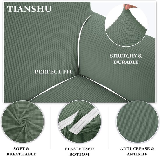 Housse pour Fauteuil Jacquard 1 Place, Housses de Fauteuil, Housse de Fauteuil Extensible Housse de Fauteuil Extensible pour Fauteuil Relax Housse pour Fauteuil (1 Place, Blauw)