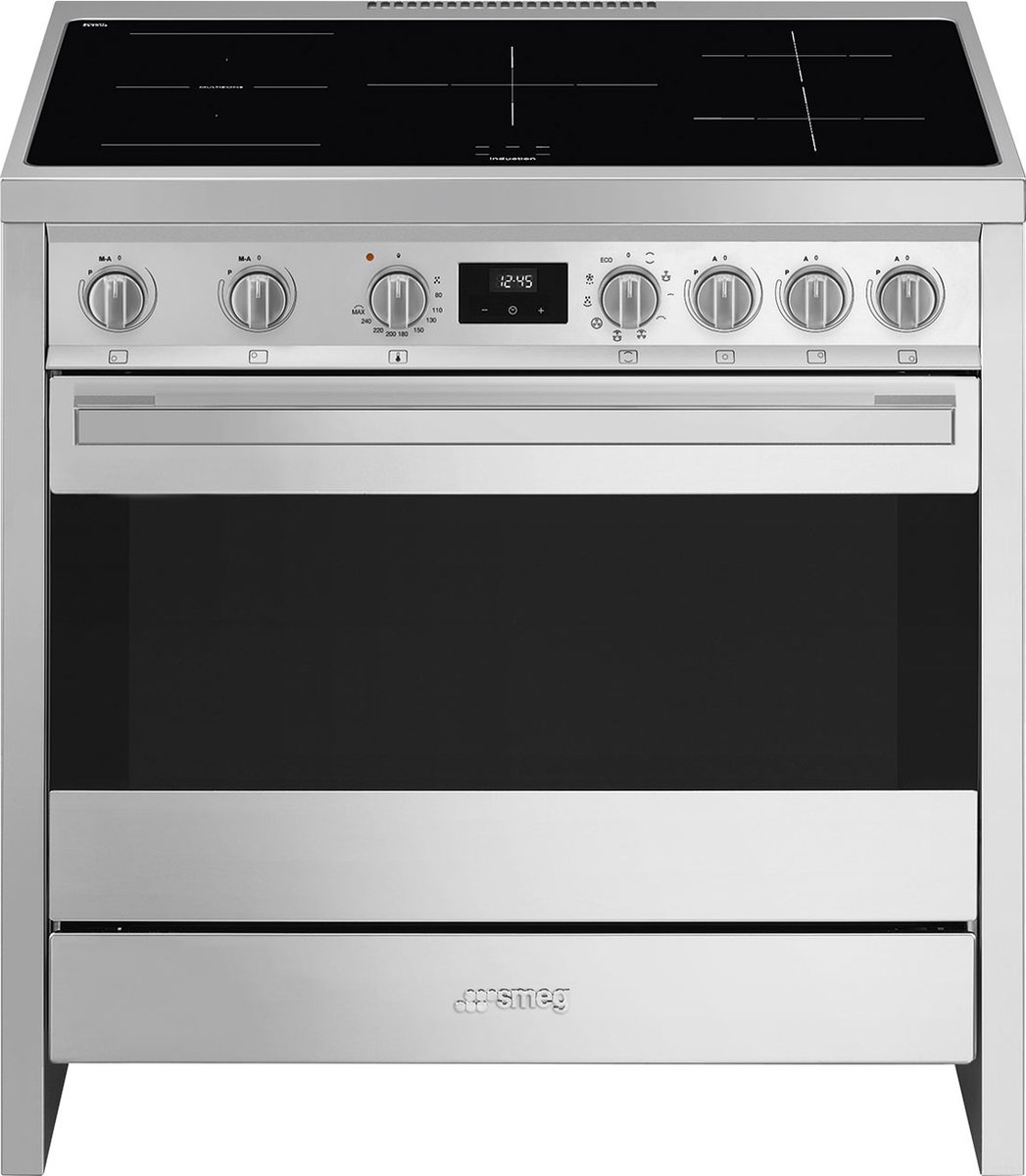 Smeg B95IMX9 Inductie fornuis Rvs