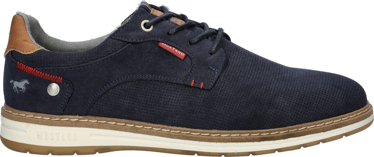 Mustang Veterschoenen Laag Veterschoenen Laag - Blauw - Maat 43