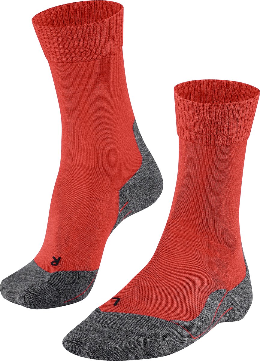 FALKE TK5 Wandelsokken anti blaren lichte padding merinowol sportsokken heren Roze